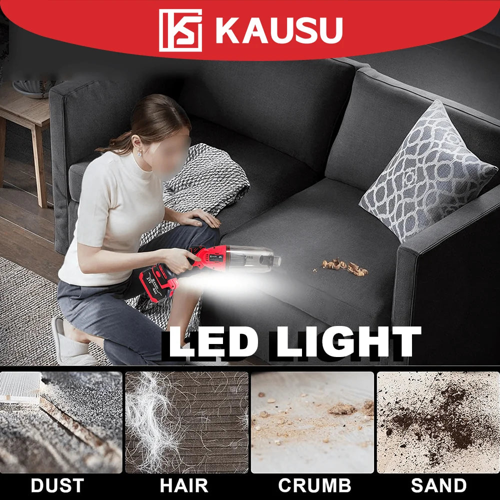 Brushless Electric Vacuum Cleaner Portable Cordless Dust Collector Car Keyboard Dust Hair Cleaning Tool For Makita 18V Battery