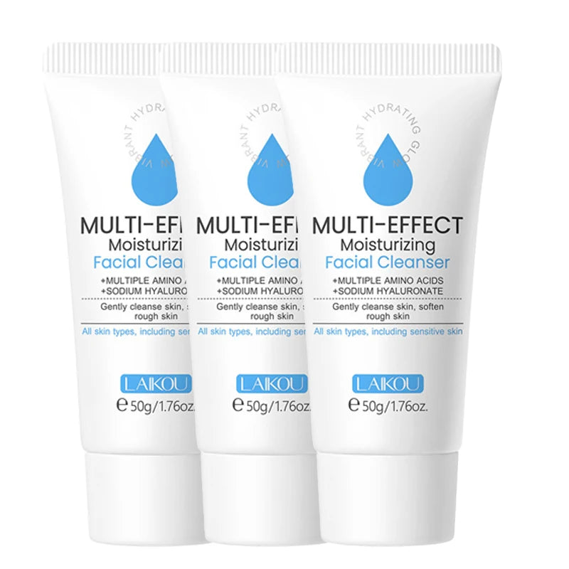 Facial Cleanser Foam Cleansing Facial Cleanser for Sensitive Skin Remove Dark Spots Acne Mark Pores Blackheads Face Wash Scrub