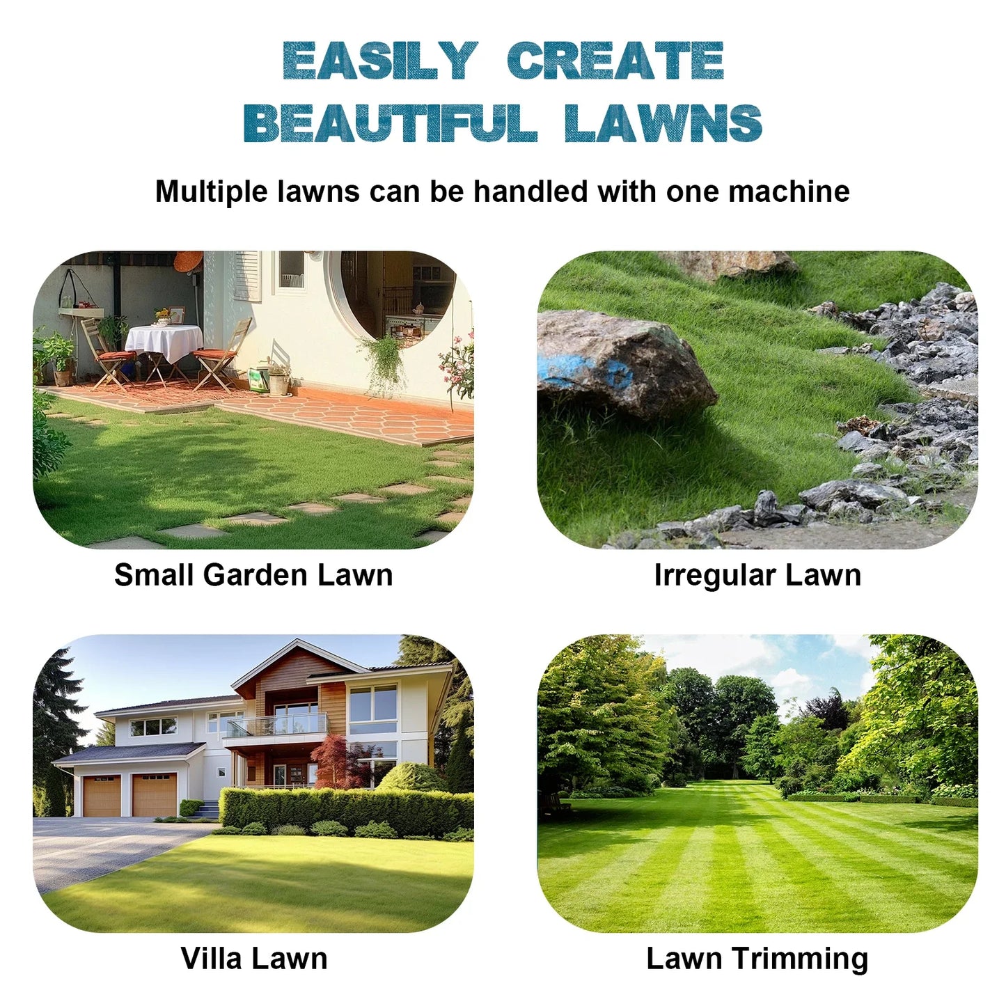 10Inch 46000RPM Brushless Electric Lawn Mower Cordless Grass Trimmer Home Garden Landscaping Cutter For Makita 18V Battery Pin