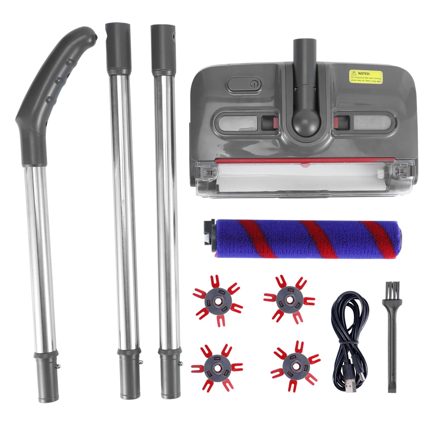 مكنسة وممسحة كهربائية لاسلكية 1200RPM قوية – Electric Wireless Handheld Spin Mop Cleaner 1200RPM