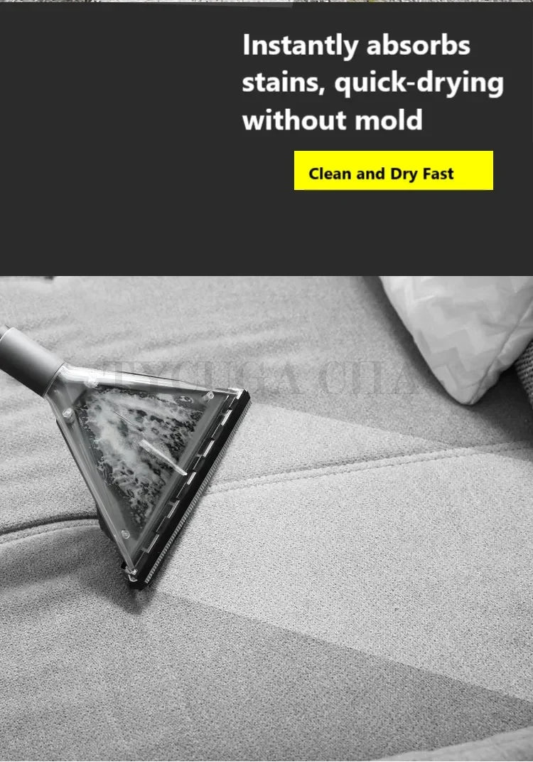 Professional Portable Six Cleaning Function In One Carpet Sofa Curtain Car Interior Mattress Vacuum Steam 1400W Cleaner Machine