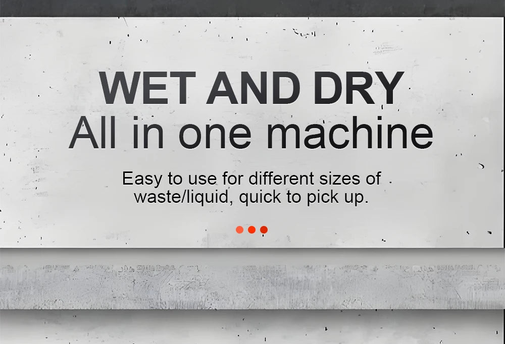5400W Electric Vacuum Cleaner 60L High Power Wet and Dry Vacuum Cleaner Industrial Car Wash Shop Large Suction Seam Cleaner