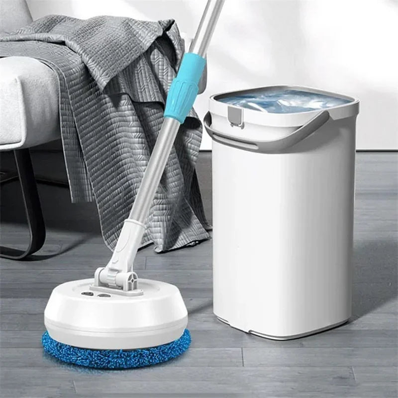 Car Electric Mop Cleaning Machine Automatic 2 in 1 Wet & Dry Home Cleaner Wireless Spin Mop Ceiling Door Windows Cleaning