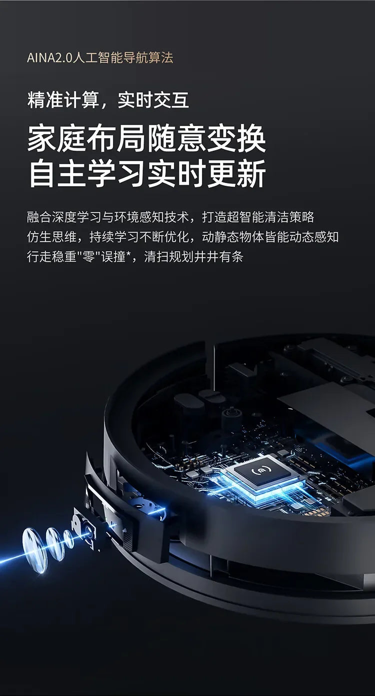 Ecovacs Deebot Vacuum Cleaner Robot X8 PRO PLUS AI Floor Scrubber Robot Self-cleaning Sweeping Machine Automatic Dust Collection