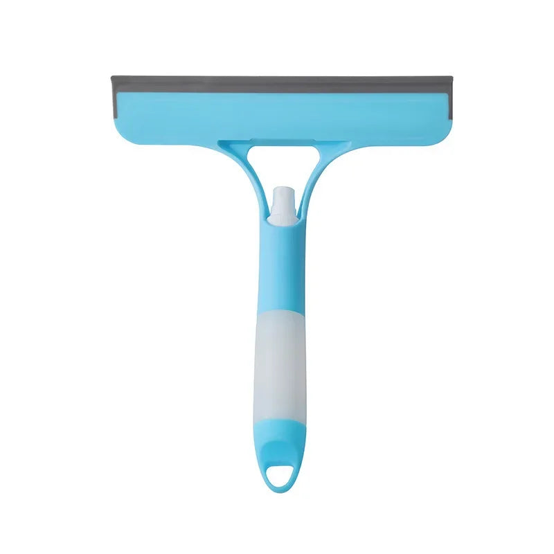 ممسحة نوافذ 3 في 1 مع بخاخ وقطعة ليفة – 3-in-1 Window Squeegee with Spray & Microfiber Cloth