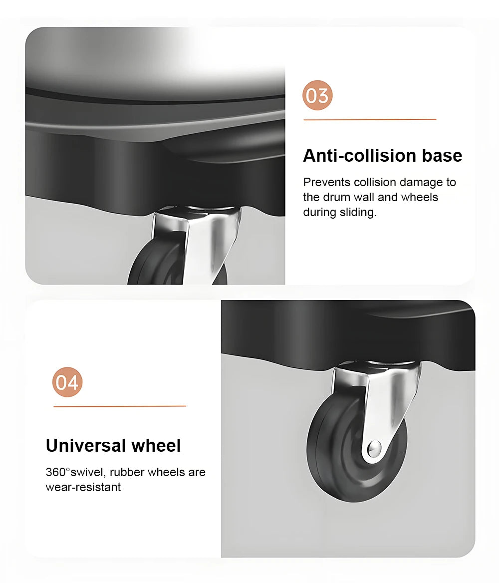 5400W Electric Vacuum Cleaner 60L High Power Wet and Dry Vacuum Cleaner Industrial Car Wash Shop Large Suction Seam Cleaner