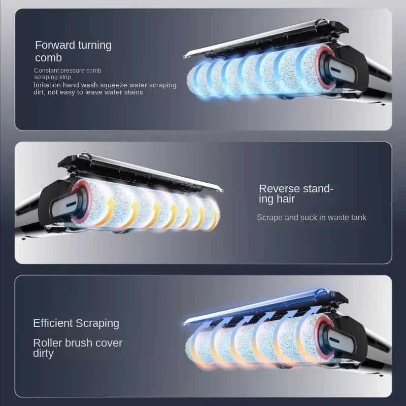 Dreame H30 Ultra Floor Scrubber, Hot Washing, Drying, Sterilizing, Lying Flat, Suction and Mopping, Integrated  Use