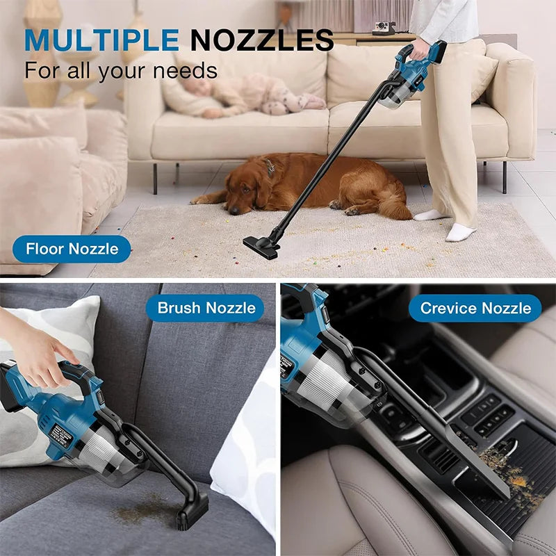 Electric Goddess Cordless Handheld Vacuum Cleaner Portable Floor Construction Carpet Pet Hair Cleaning For Makita 18V Battery