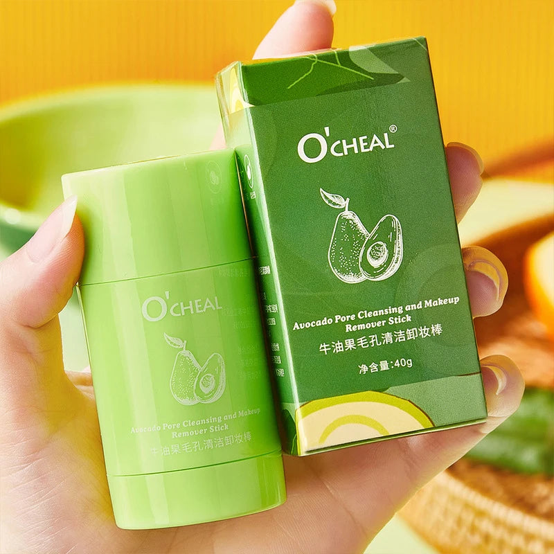 OCHEAL Avocado Cleansing Balm & Citrus Cleansing Stick - Gentle Makeup Remover, Suitable for Sensitive Skin,Cleansing cream