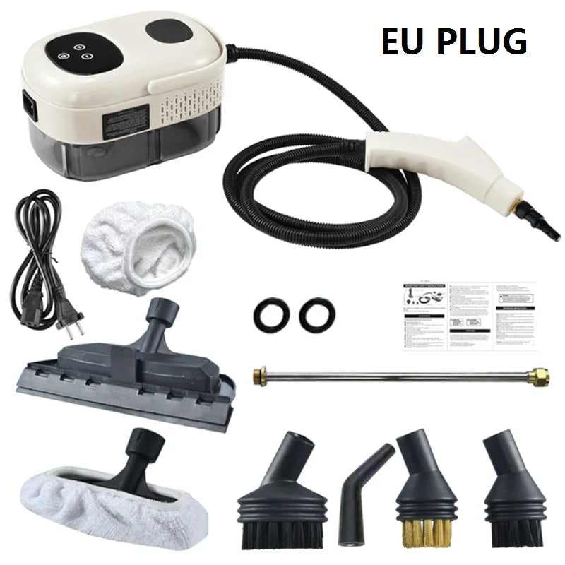 Steam Cleaner High Pressure and Temperature Steam Mop Sterilization Handhled Household Air Conditioner Kitchen Hood Car Washer