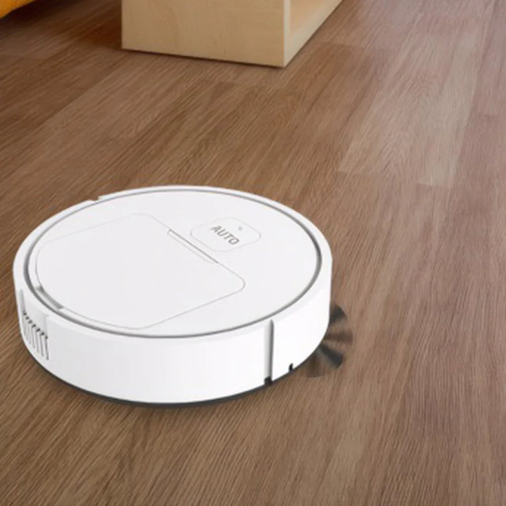 3-in-1 Robot Vacuum Cleaner USB Rechargeable 1000Pa Suction Robotic Vacuum and Mop Combo for Home Floor Washing Carpet Pet Hair