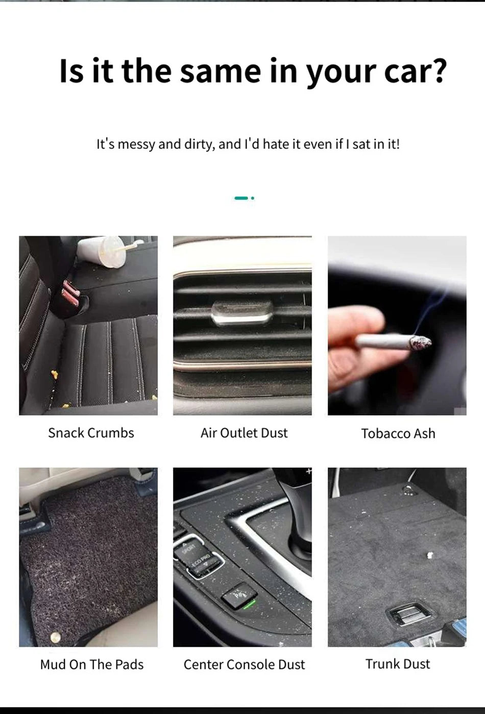 15000PA USB Charging Wireless Home Vacuum Cleaner 120W Portable Cleaning Appliance Mini Wet and Dry Vacuum Cleaner Household Car