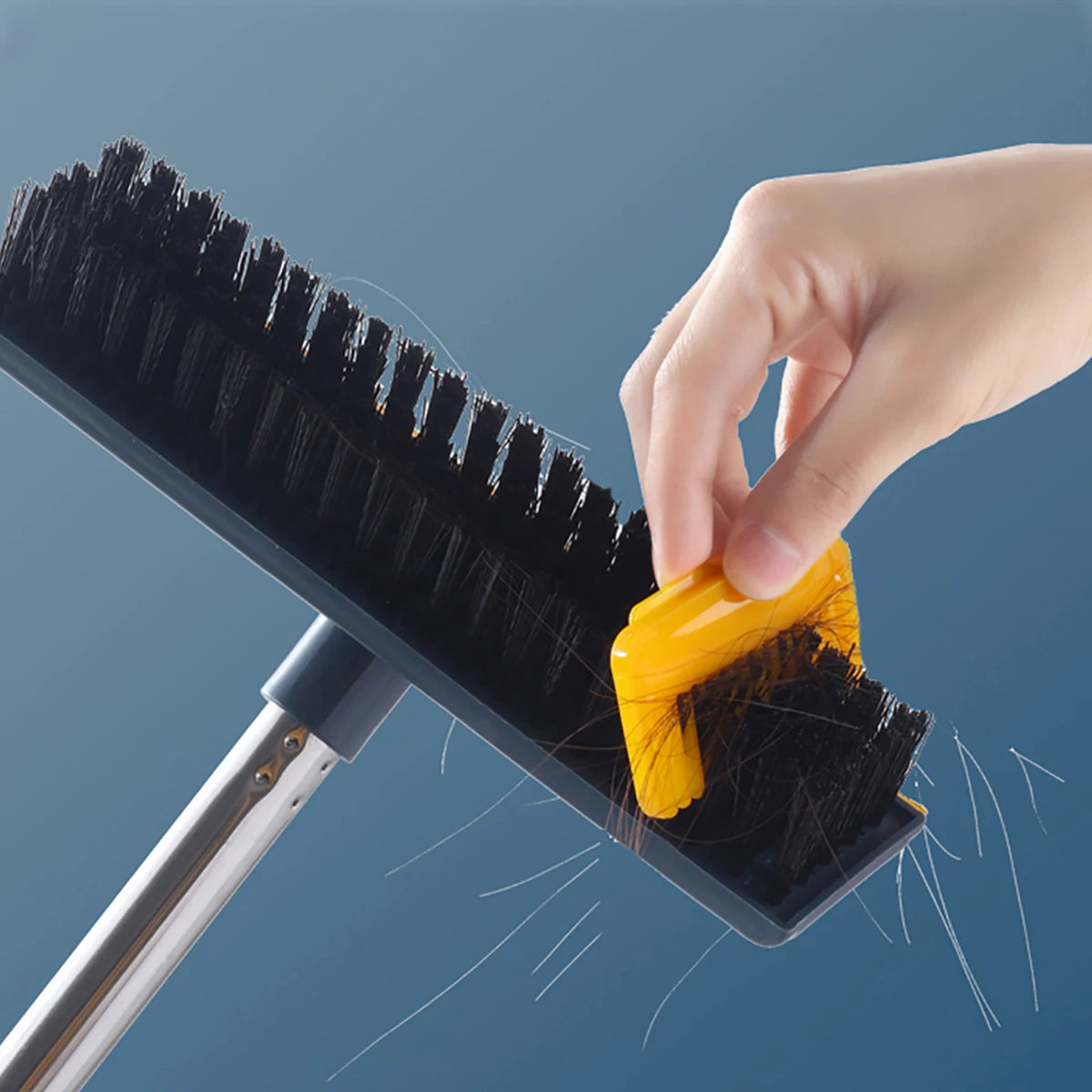 Floor Cleaning Brush Bathroom Windows Wall Tile Wiper Brush Long Handle 2 in 1 Scrubber Brush Floor Srubber Shower Cleaning Tool