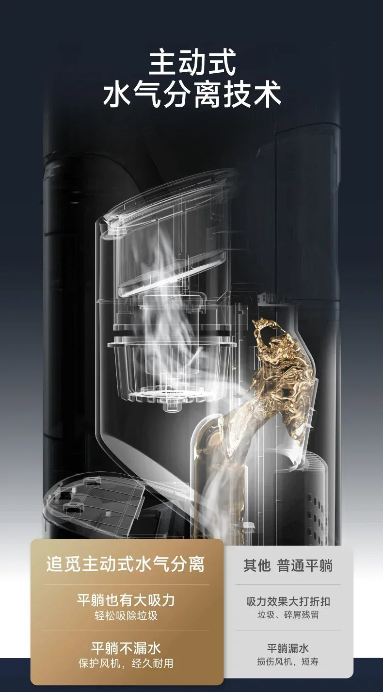 Dreame H30 Ultra Floor Scrubber, Hot Washing, Drying, Sterilizing, Lying Flat, Suction and Mopping, Integrated  Use