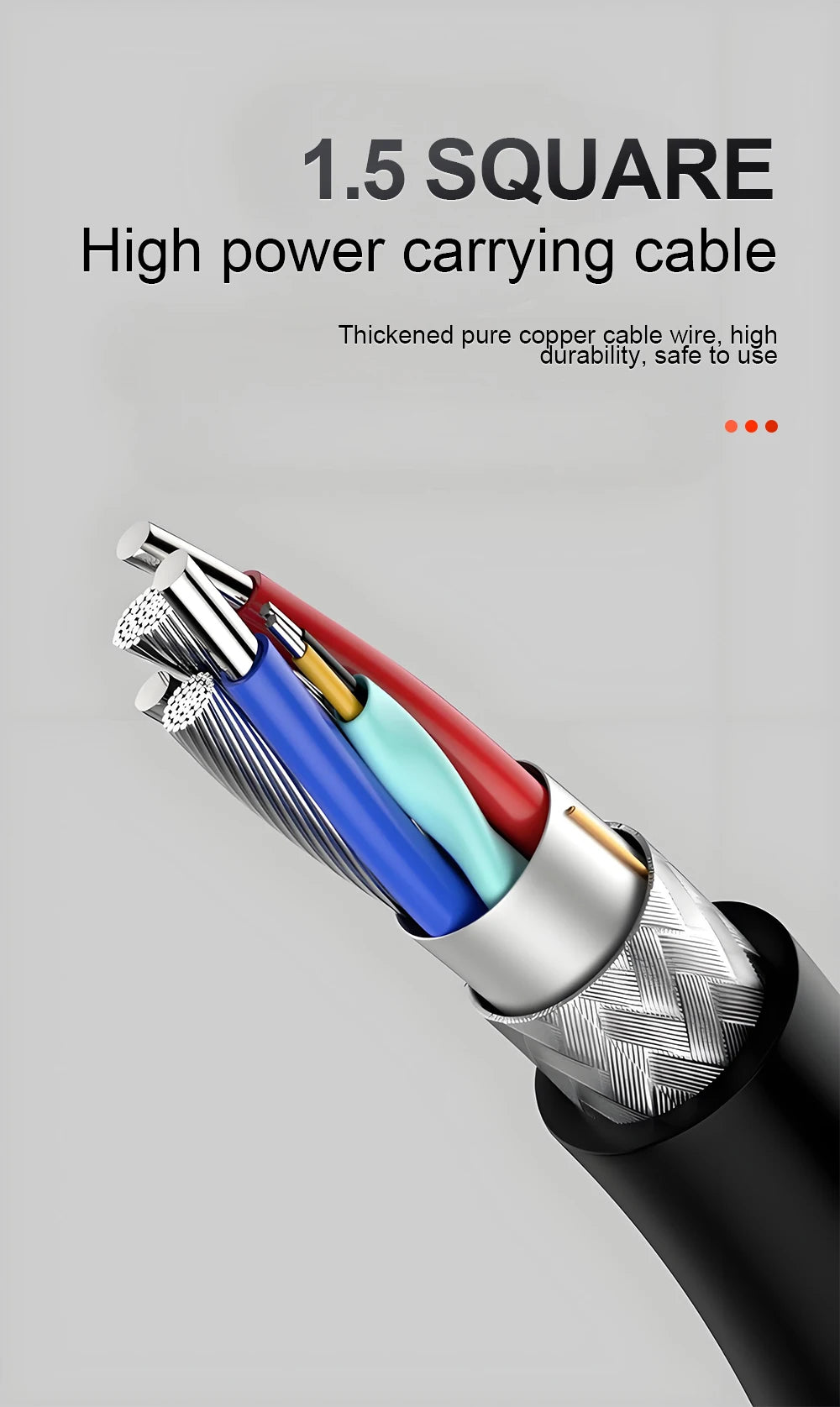 5400W Electric Vacuum Cleaner 60L High Power Wet and Dry Vacuum Cleaner Industrial Car Wash Shop Large Suction Seam Cleaner