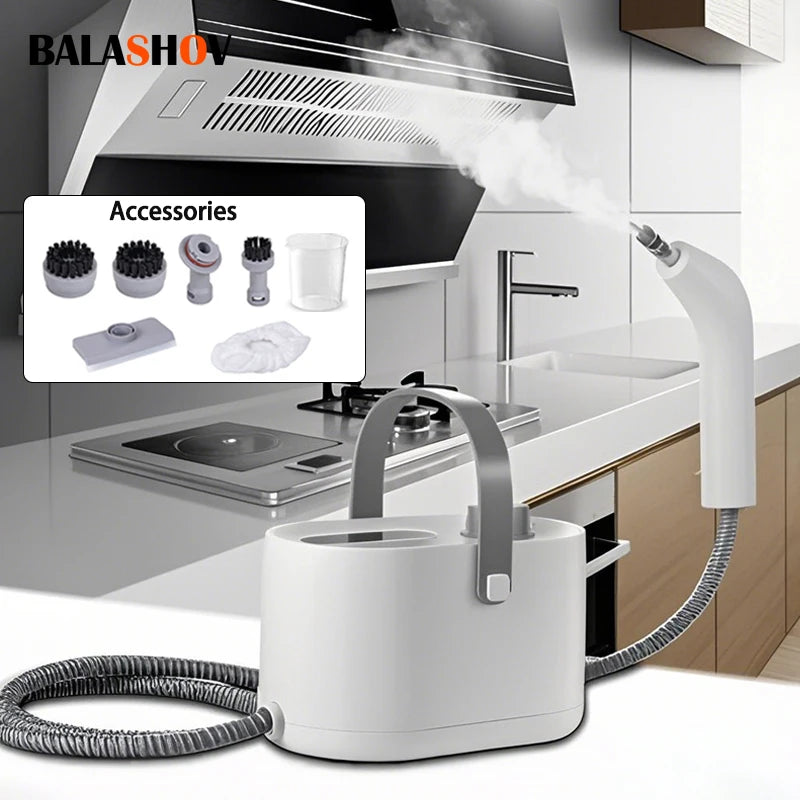 High Pressure Steam Cleaner 1200W Portable Handheld Steam Cleaner High Temperature Steam Cleaning Machine Kitchen Car 220V 110V