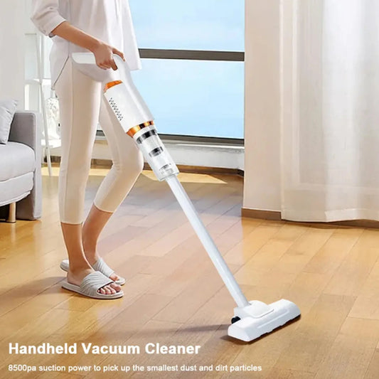 مكنسة لاسلكية محمولة للمنزل والسيارة – شفط قوي مع توفير كهرباء