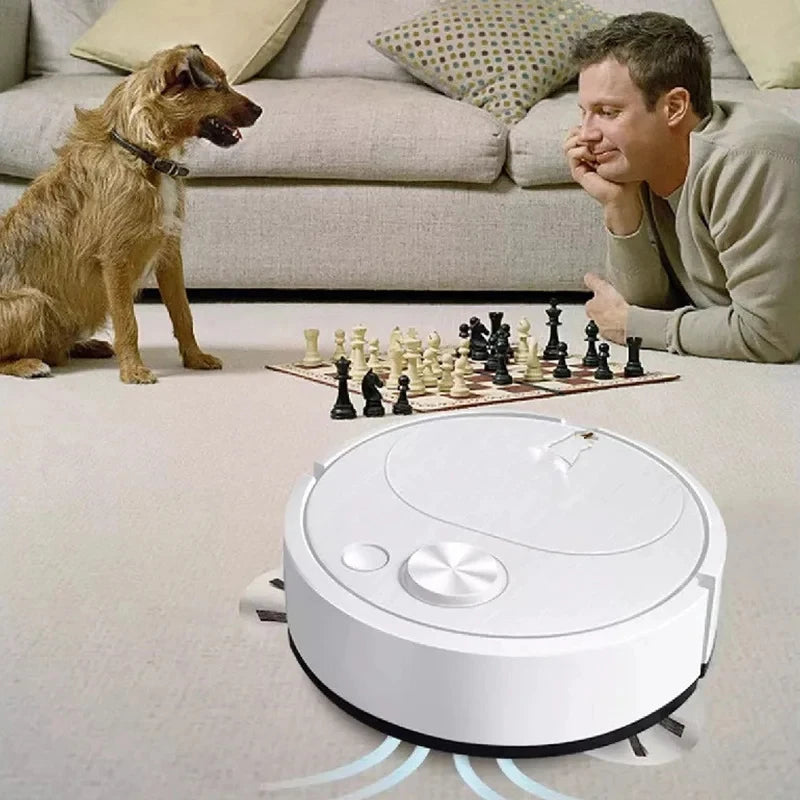 Sweeping Robot Smart Wireless 2000pa 3 In 1 Vacuum Cleaner Fully Automatic Cleaning Machine USB Charging For Home Office