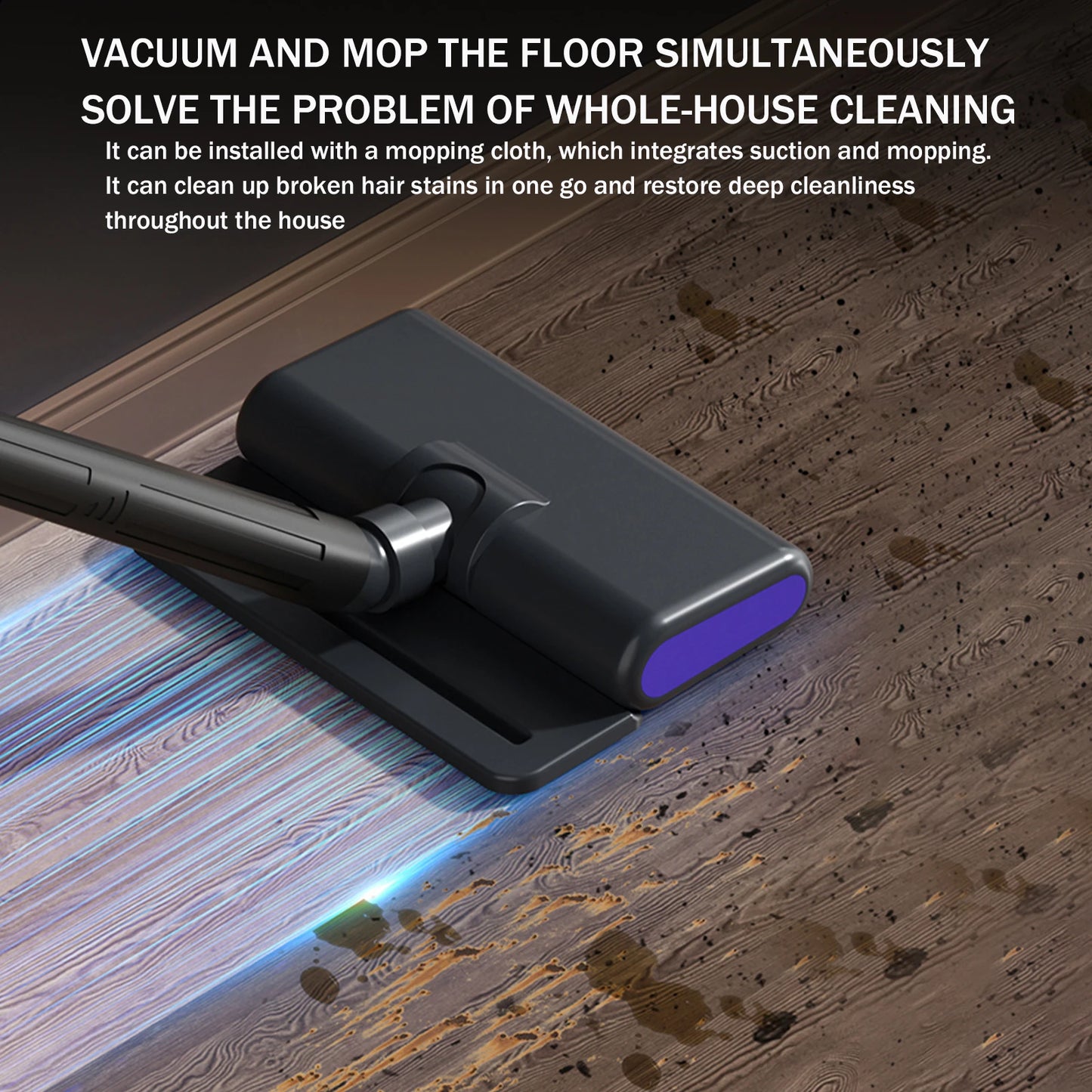 Portable Cordless Handheld Vacuum, Rechargeable, Cyclonic Suction for Car/Office/Home - Powerful & Lightweight