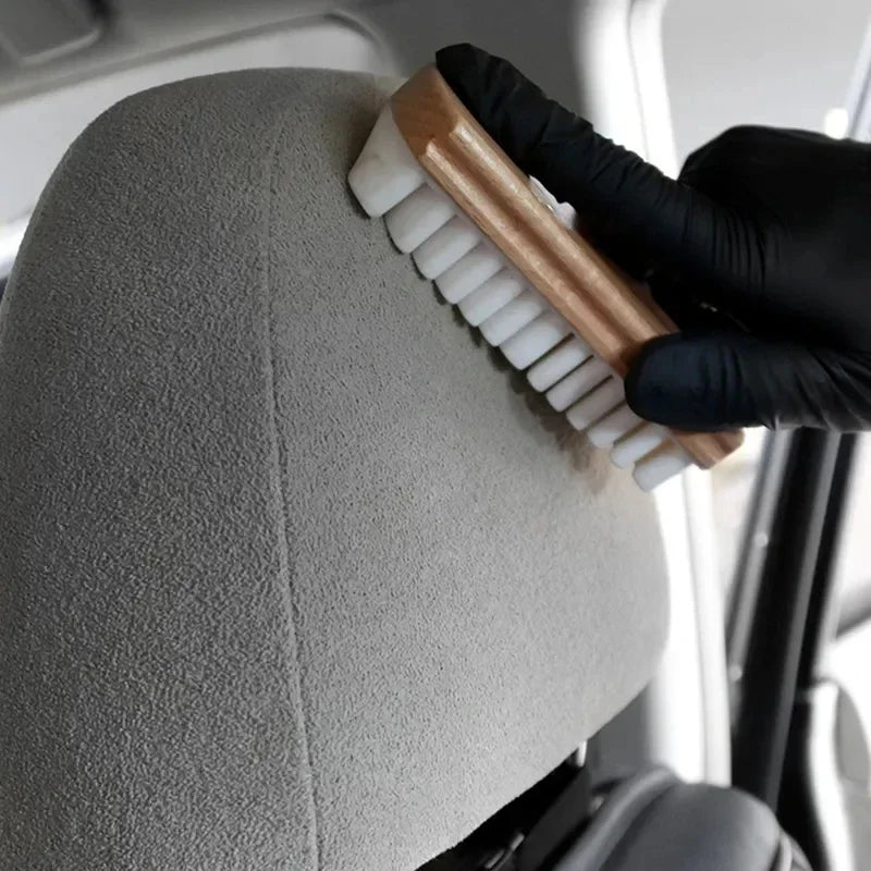 Car Interior Cleaning Brush Alcantara Suede Deerskin Plush Fabrics Beauty Care Brush Detailling Car Upholstery Clean Toosl