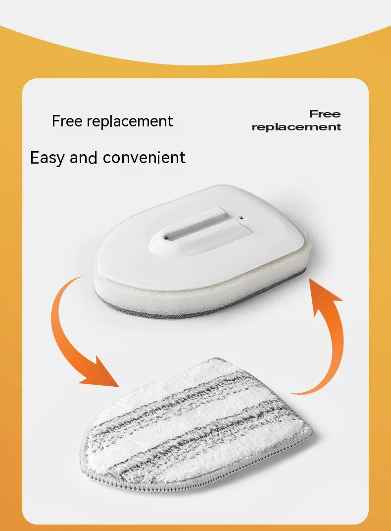 Tub Tile Scrubber Brush Cleaning Brush 52.3" Adjustable Telescopic Pole Stiff Bristles Scouring Pads for Bathroom Kitchen Toilet