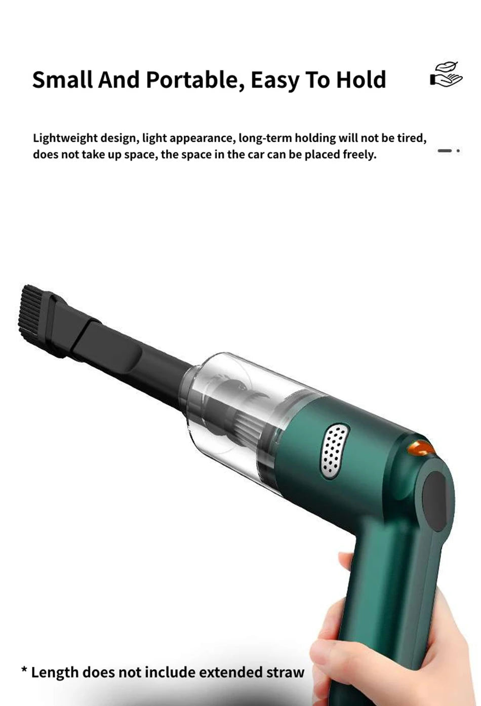 15000PA USB Charging Wireless Home Vacuum Cleaner 120W Portable Cleaning Appliance Mini Wet and Dry Vacuum Cleaner Household Car