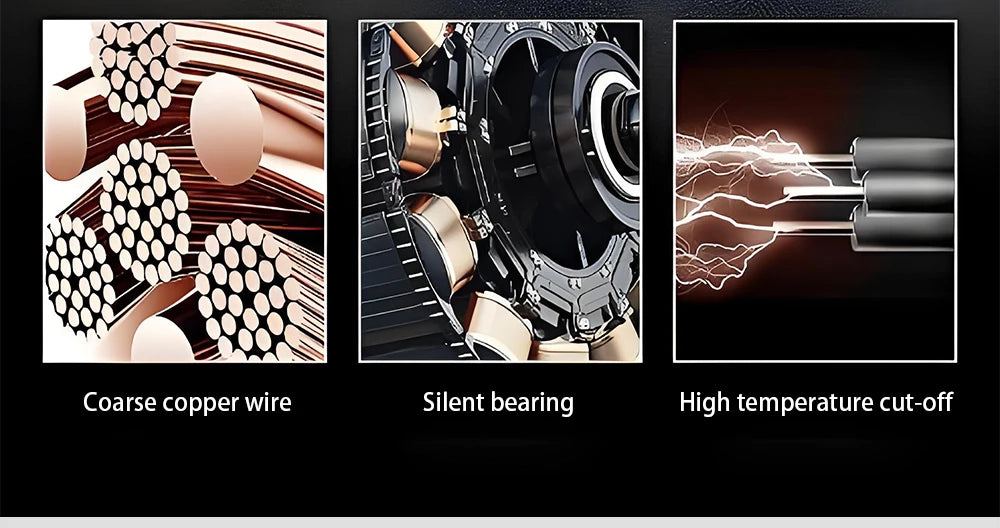 5400W Electric Vacuum Cleaner 60L High Power Wet and Dry Vacuum Cleaner Industrial Car Wash Shop Large Suction Seam Cleaner