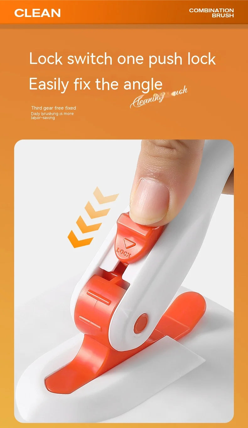 Tub Tile Scrubber Brush Cleaning Brush 52.3" Adjustable Telescopic Pole Stiff Bristles Scouring Pads for Bathroom Kitchen Toilet