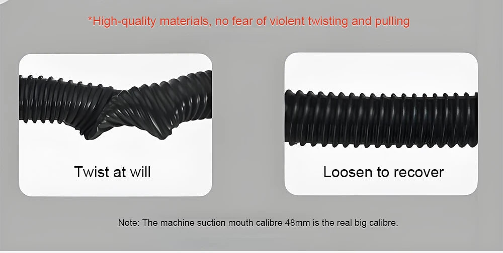 5400W Electric Vacuum Cleaner 60L High Power Wet and Dry Vacuum Cleaner Industrial Car Wash Shop Large Suction Seam Cleaner