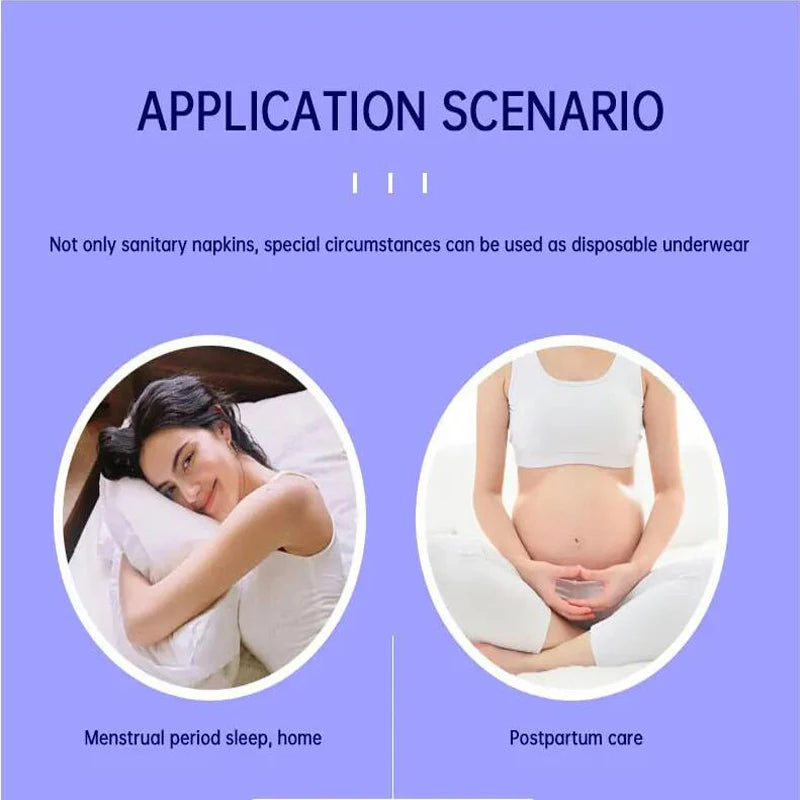 10-30pc Hygiene Products Pads Monthly Daily Feminine Sanitary Pad Disposable Menstrual Pants Vagina Care Sanitary TowelNight Use