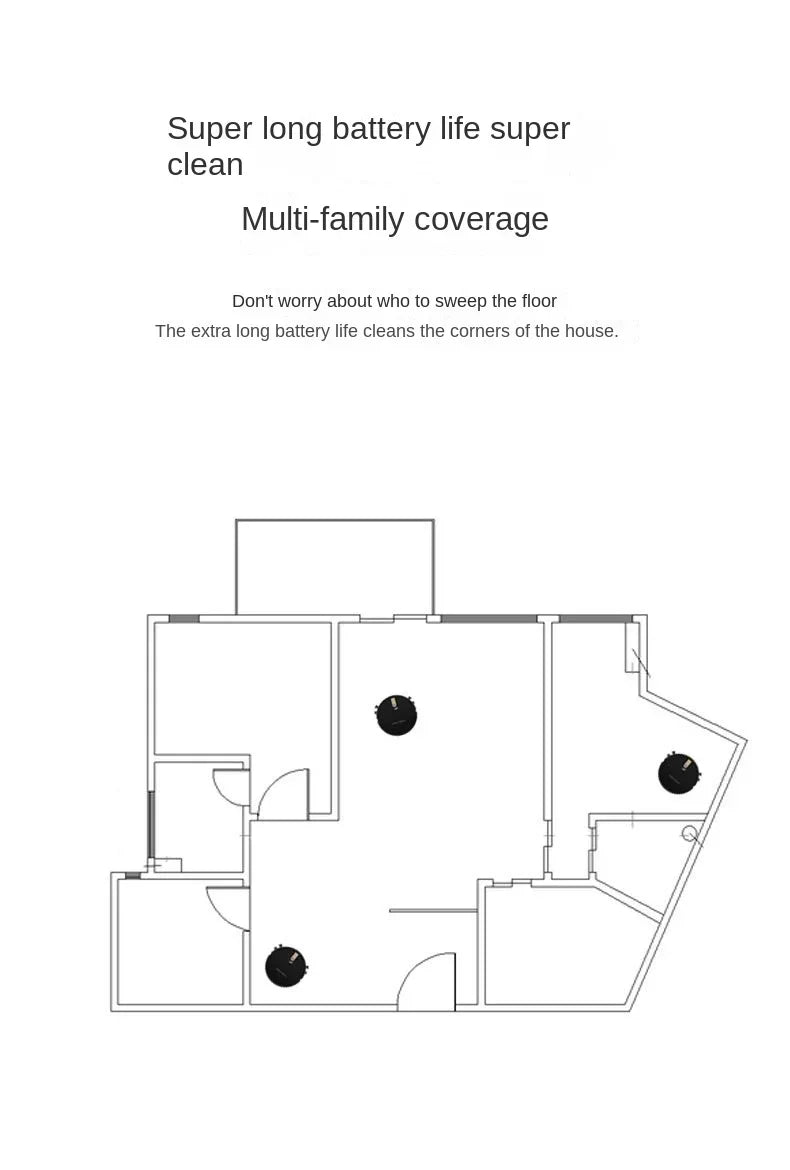 5-in-1 Wireless Smart Robot Vacuum Cleaner Multifunctional Super Quiet Vacuuming Mopping Humidifying For Home Use Home Appliance