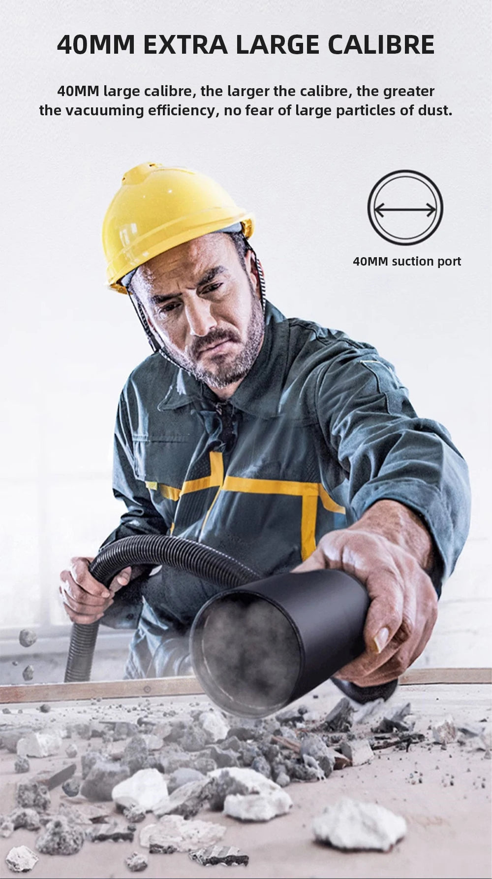 3 in 1 Vacuum Cleaner 3300W Wet and Dry Vacuum Cleaner Industrial Vacuum Cleaner for Hotels Malls Warehouses Car Washes