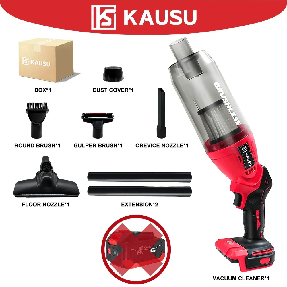 Brushless Electric Vacuum Cleaner Portable Cordless Dust Collector Car Keyboard Dust Hair Cleaning Tool For Makita 18V Battery