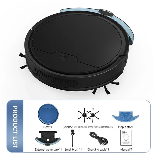 2024 New Automatic Sweeping Robot Vacuum Cleaner APP Control Water Tank Sweep And Wet Mopping Vacuum Clean Intelligent Robot