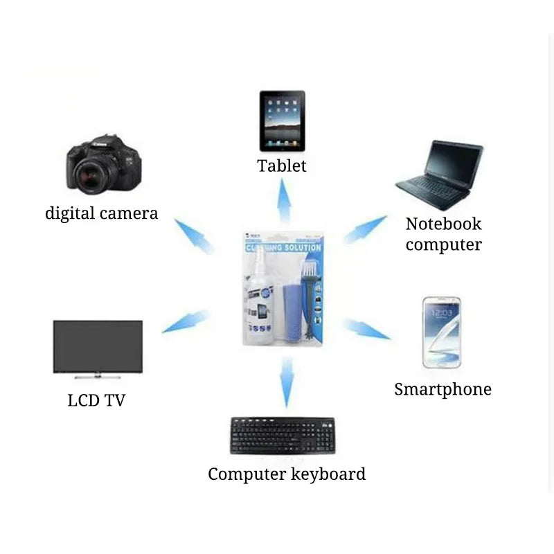 KCL-1005 JieLide Cleaning Kit Laptop LCD Screen Computer Phone Cleaner Cleaning Solution