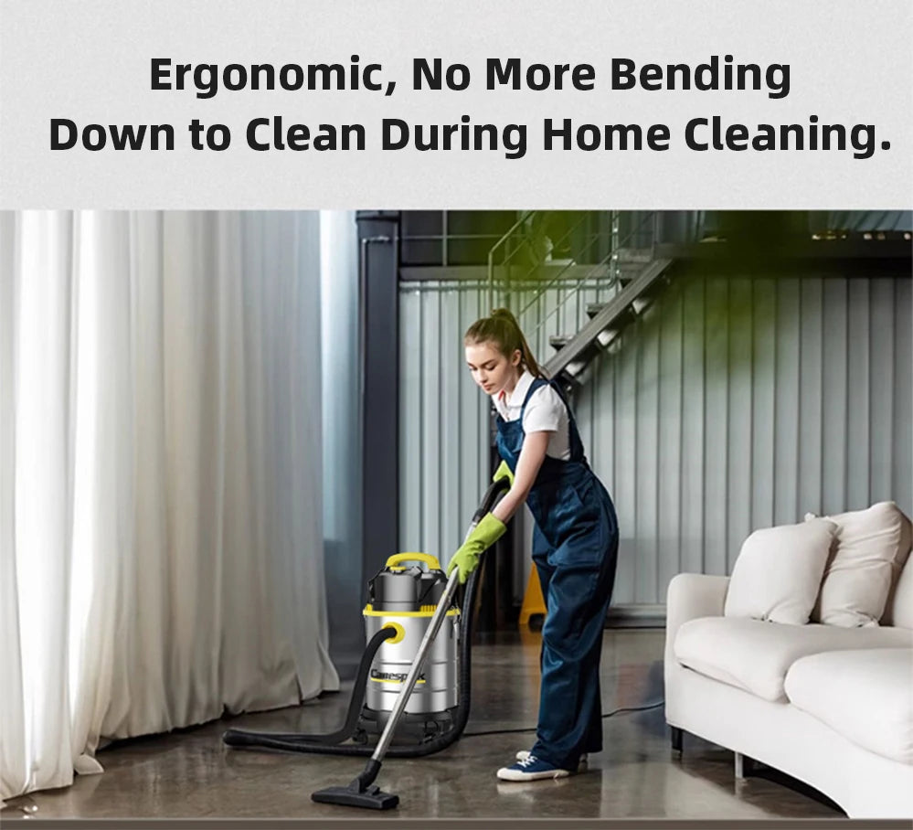 3 in 1 Vacuum Cleaner 3300W Wet and Dry Vacuum Cleaner Industrial Vacuum Cleaner for Hotels Malls Warehouses Car Washes