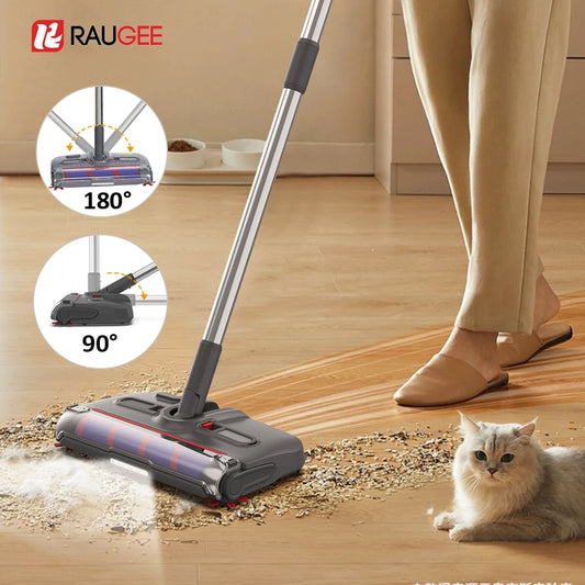 مكنسة وممسحة كهربائية لاسلكية 1200RPM قوية – Electric Wireless Handheld Spin Mop Cleaner 1200RPM