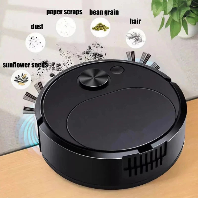 Sweeping Robot Smart Wireless 2000pa 3 In 1 Vacuum Cleaner Fully Automatic Cleaning Machine USB Charging For Home Office