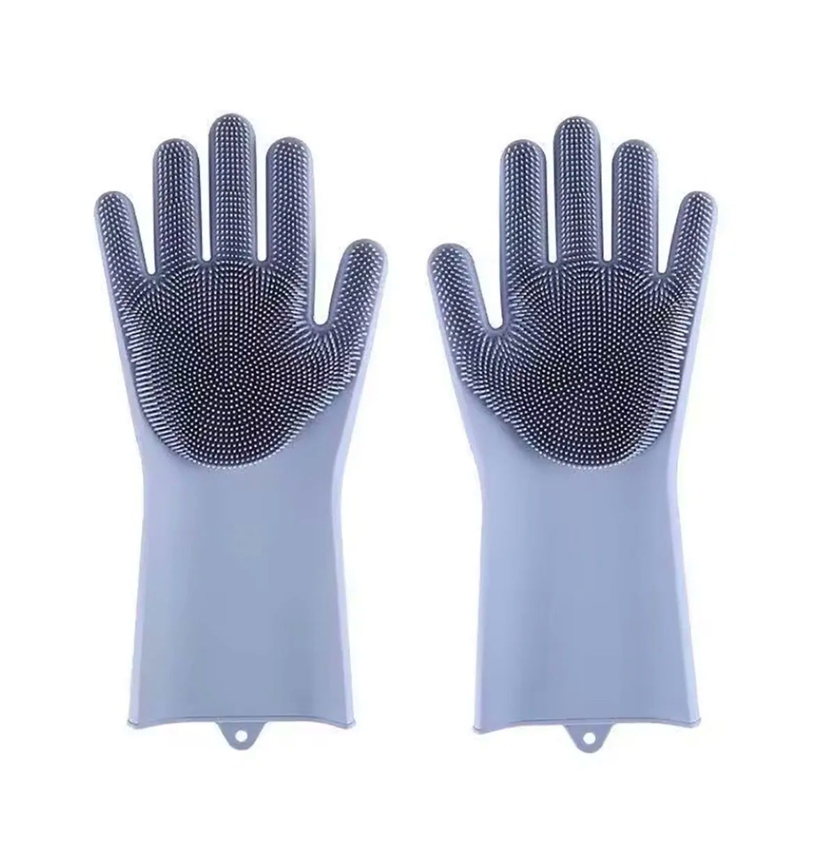 Dishwashing Cleaning Gloves Household Sponge Scrubber Magic Silicone Rubber Dish Washing Gloves Kitchen Cleaning Tools