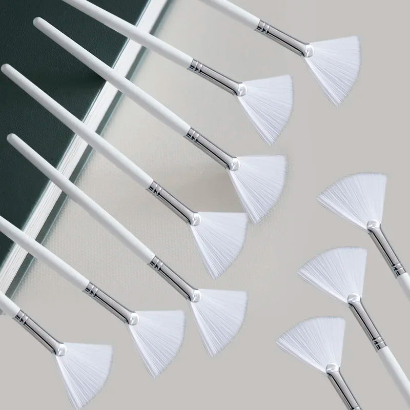 DIY facial mask brush set, soft smear brush, makeup tools, including soft fan, facial brush, acid smear brush