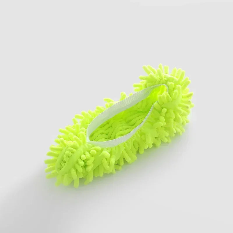 1PCS Floor Dust Cleaning Slippers Shoes Cleaning Cloth Lazy Mopping Shoes Home Floor Cleaning Microfiber Cloth  Shoes