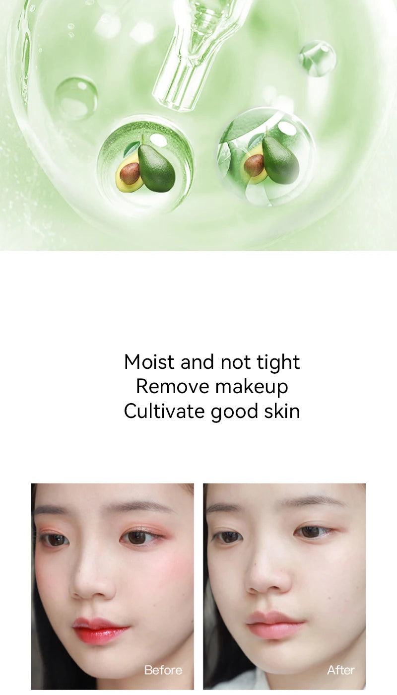OCHEAL Avocado Cleansing Balm & Citrus Cleansing Stick - Gentle Makeup Remover, Suitable for Sensitive Skin,Cleansing cream