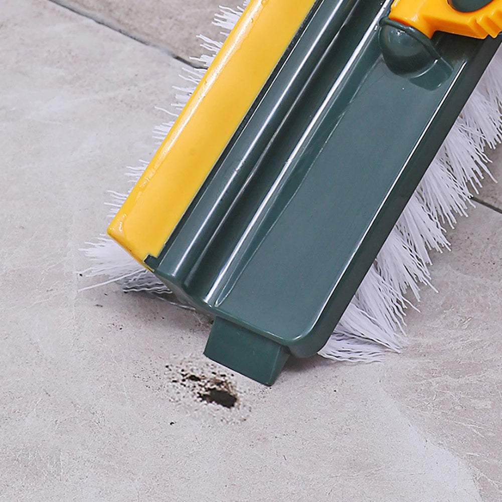 Floor Scrub Brush 3 in 1 Long Handle Removable Adjustable Wiper Broom Tools Tile Magic Squeegee Cleaning Kitchen Bathroom Brush