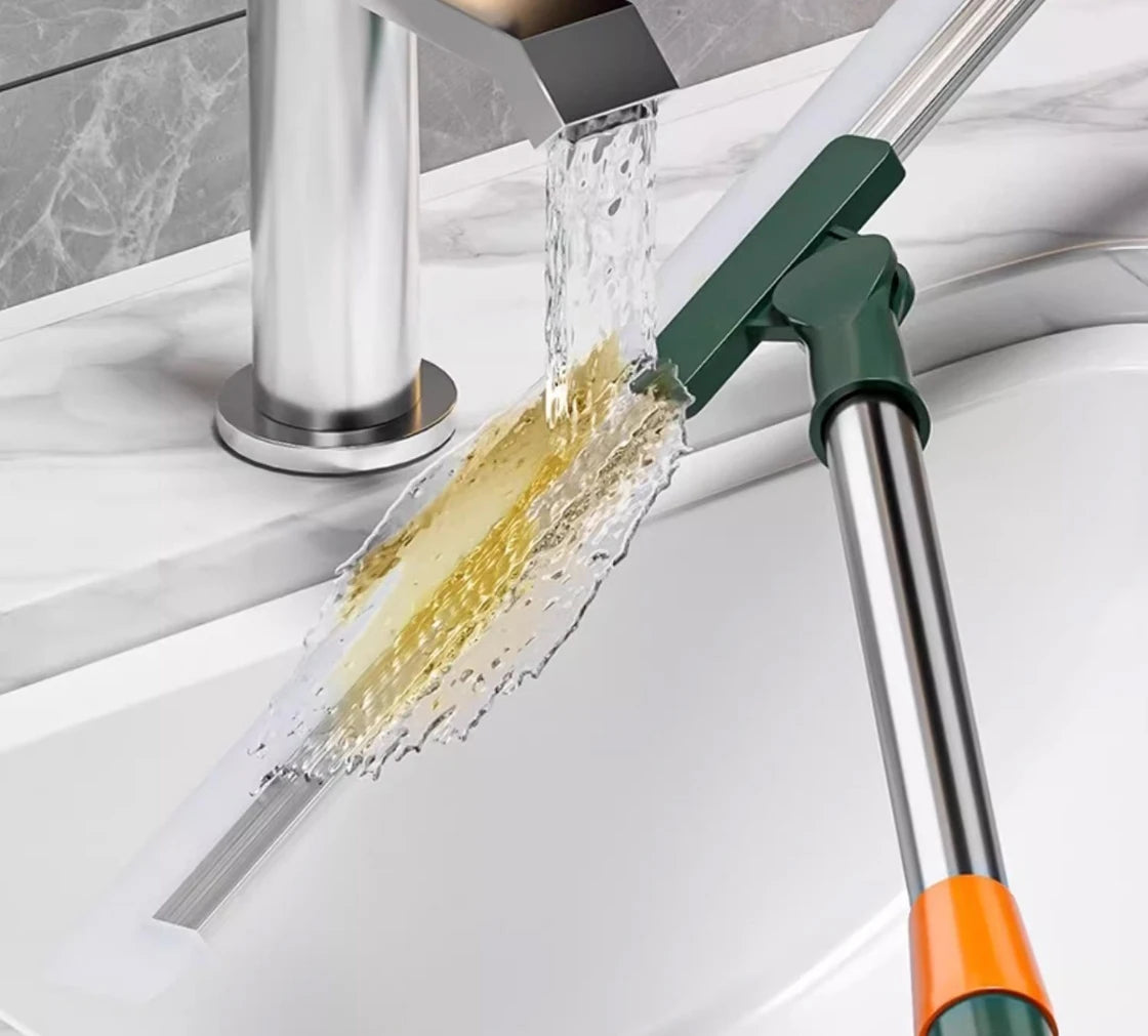 Silicone Scraper Broom Magic Wiper Floor Toilet Bathroom Squeegee Scrubber High Place Glass Wiper Household Cleaning Tools