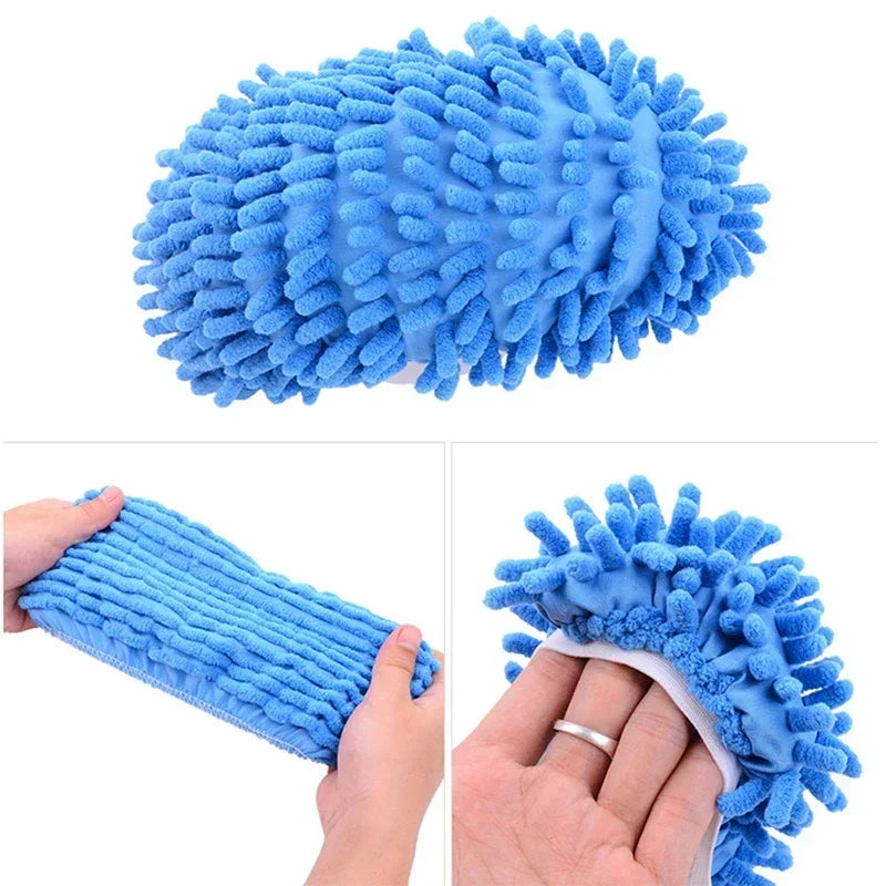 1PCS Floor Dust Cleaning Slippers Shoes Cleaning Cloth Lazy Mopping Shoes Home Floor Cleaning Microfiber Cloth  Shoes