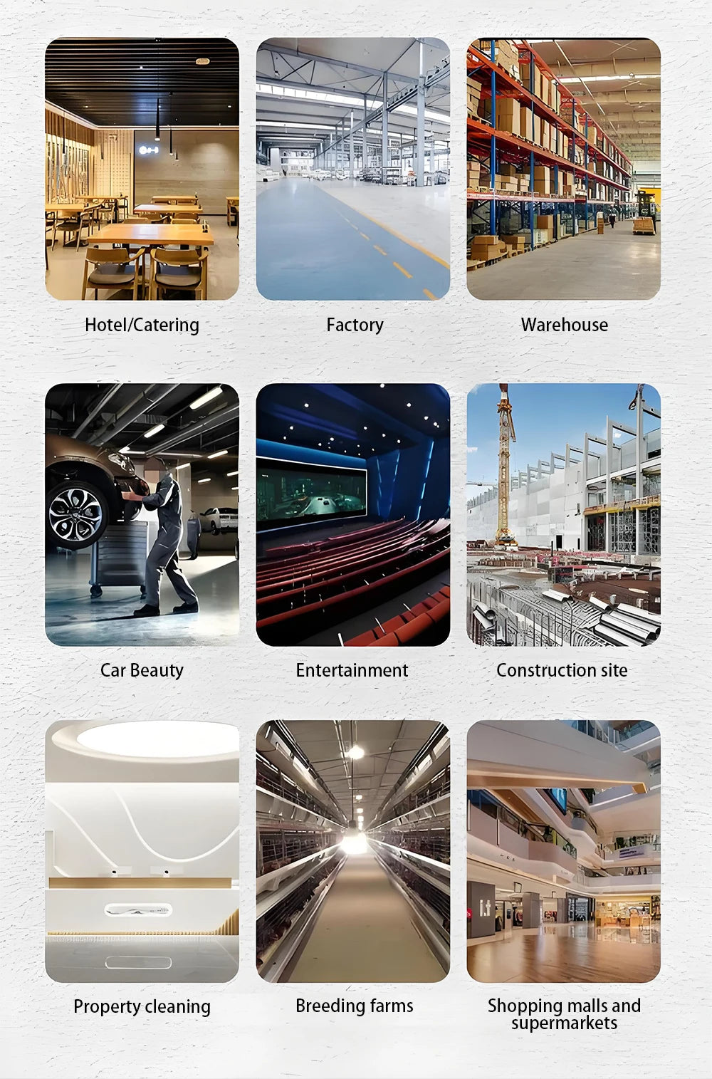 5400W Electric Vacuum Cleaner 60L High Power Wet and Dry Vacuum Cleaner Industrial Car Wash Shop Large Suction Seam Cleaner