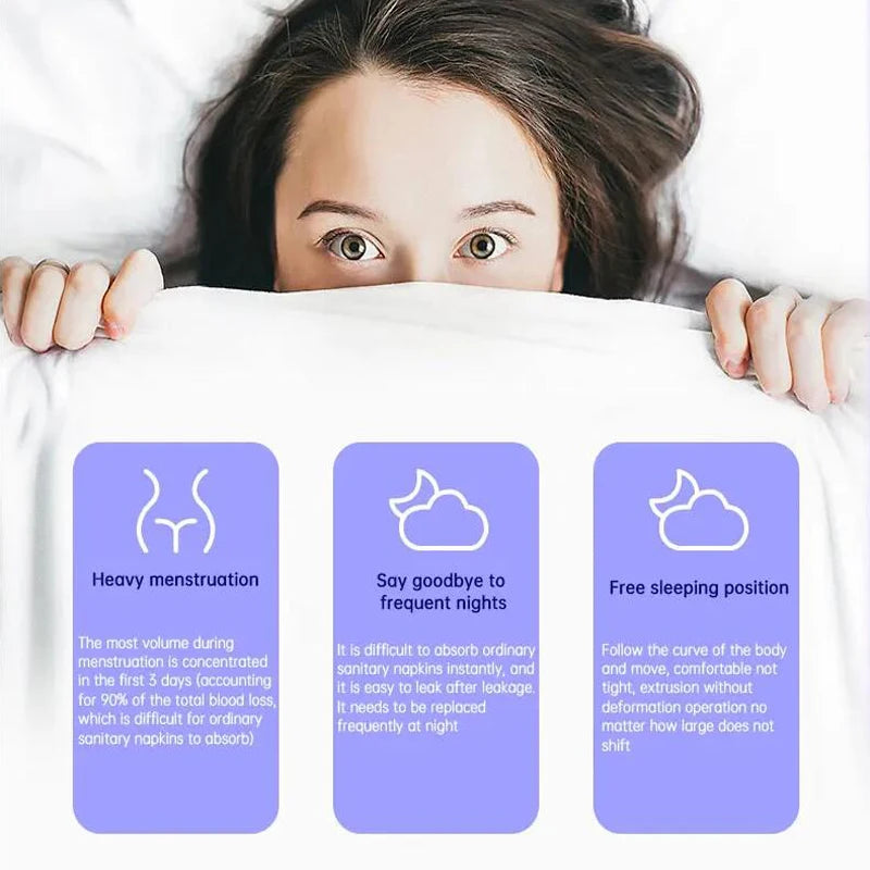 10-30pc Hygiene Products Pads Monthly Daily Feminine Sanitary Pad Disposable Menstrual Pants Vagina Care Sanitary TowelNight Use