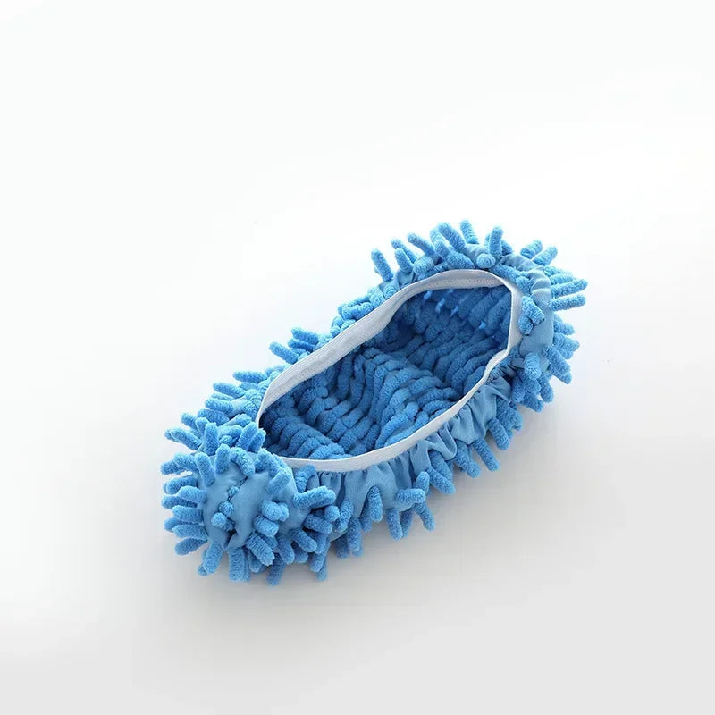 1PCS Floor Dust Cleaning Slippers Shoes Cleaning Cloth Lazy Mopping Shoes Home Floor Cleaning Microfiber Cloth  Shoes