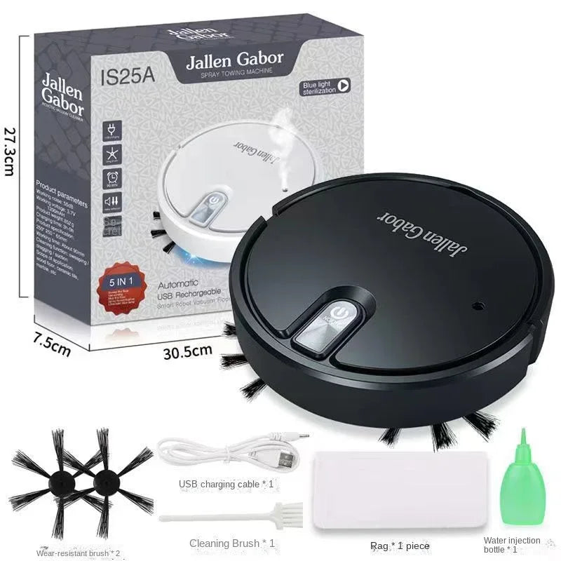 5-in-1 Wireless Smart Robot Vacuum Cleaner Multifunctional Super Quiet Vacuuming Mopping Humidifying For Home Use Home Appliance