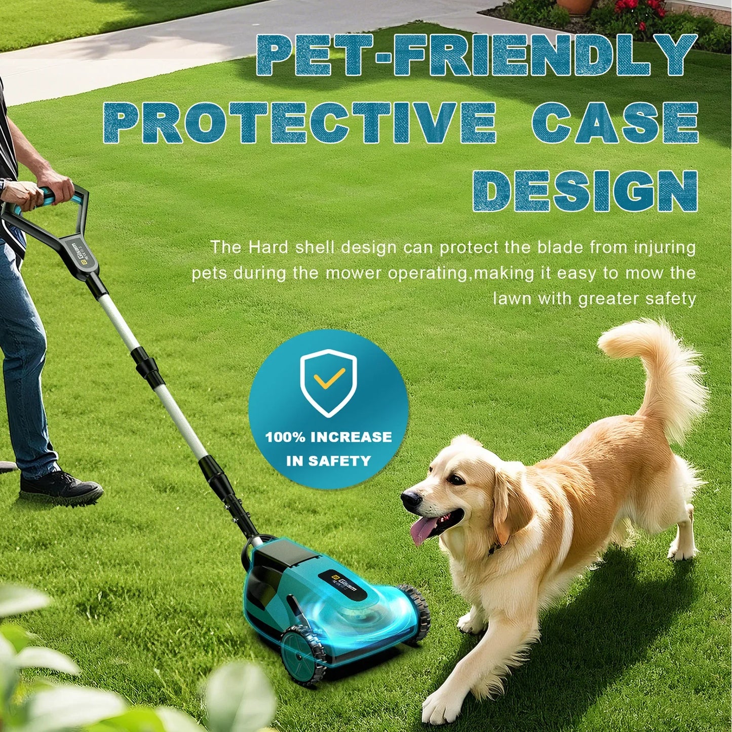 10Inch 46000RPM Brushless Electric Lawn Mower Cordless Grass Trimmer Home Garden Landscaping Cutter For Makita 18V Battery Pin